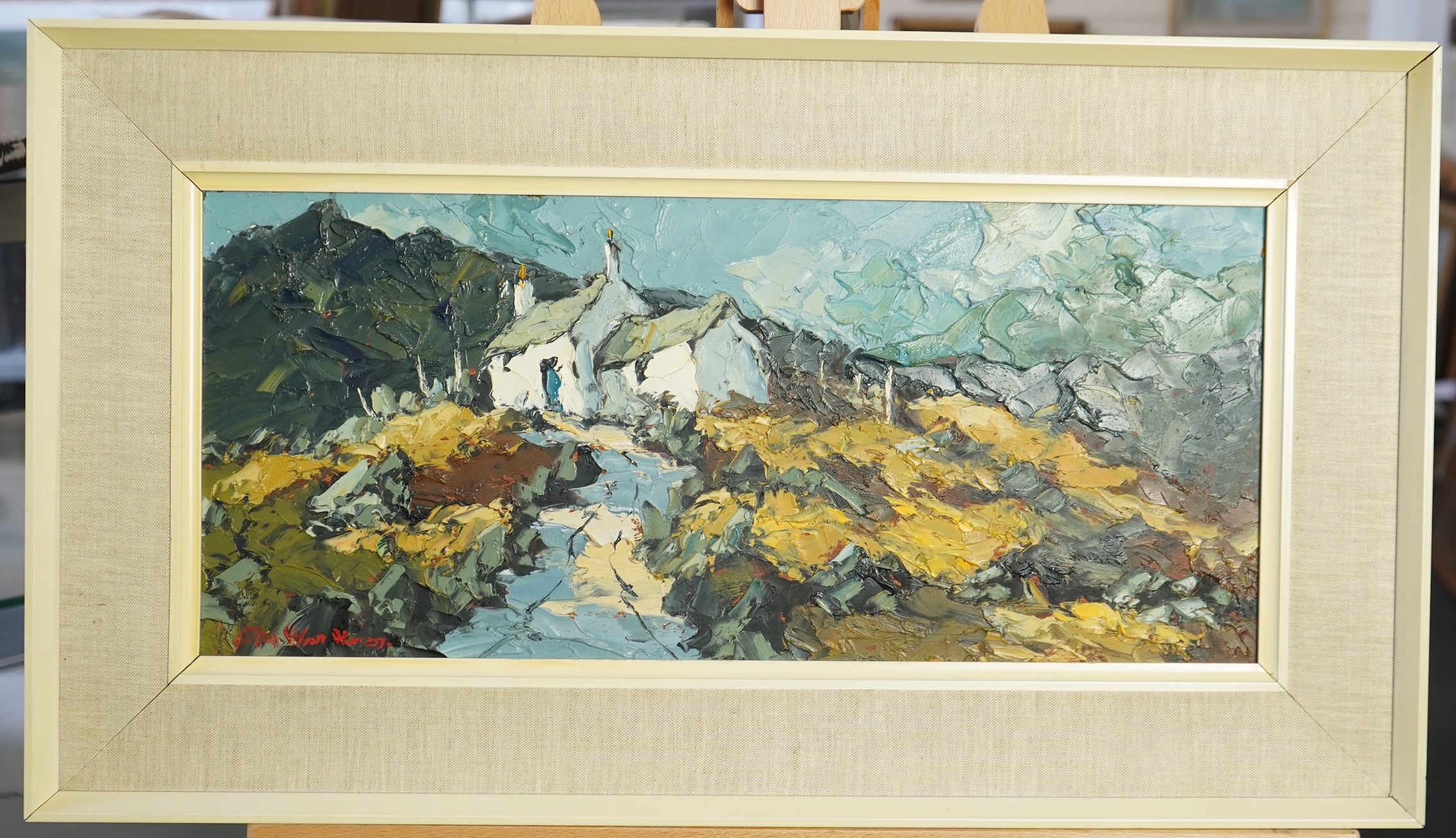 Charles Wyatt Warren, (1908-1993), 'Upland Farm near Nantlle'
